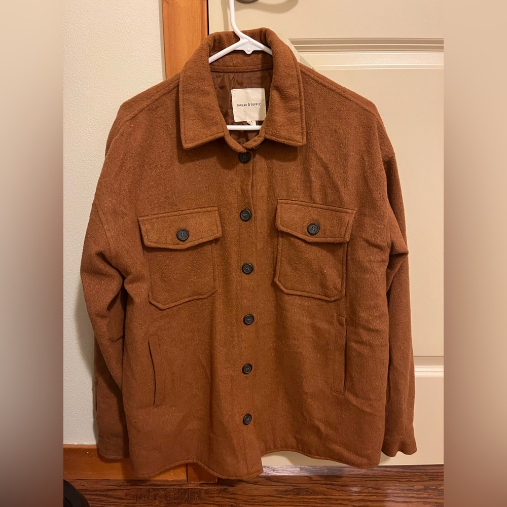 EUC - Thread & Supply Shirt Jacket (“shacket”)